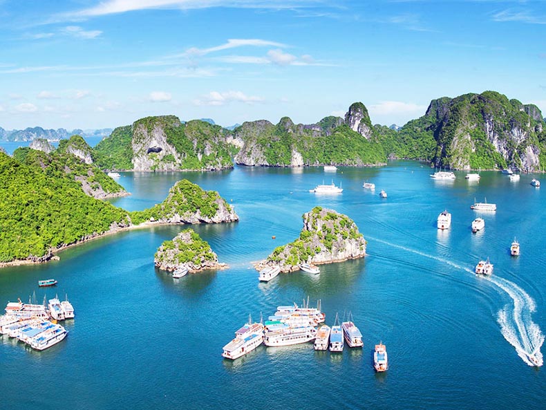 Cảnh quan thiên nhiên hùng vĩ của Hạ Long